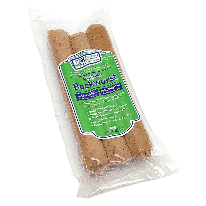 Vegane Bockwurst ohne Zusatzstoffe